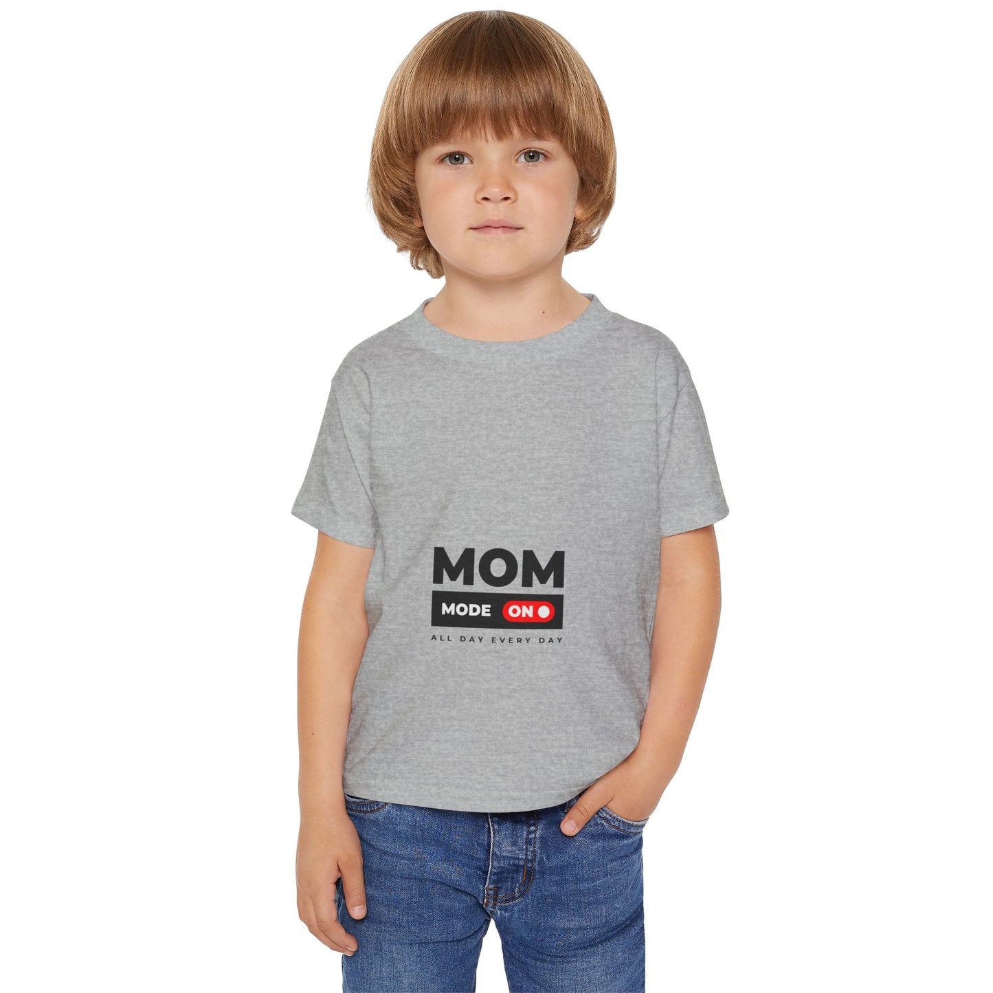 Mom Mode On Toddler T-Shirt - Cute Kids Tee for Moms