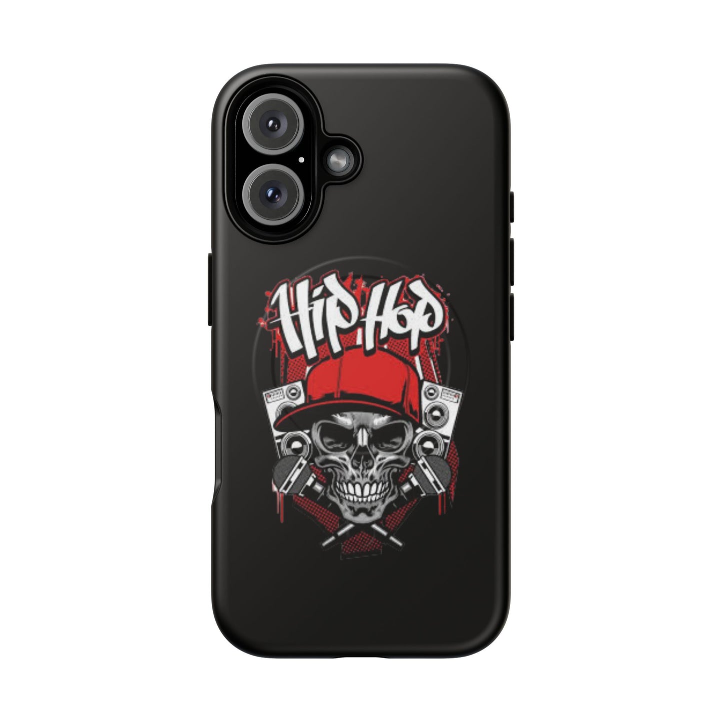 Hip Hop Skull Tough Magnetic Phone Case - Durable Protection with Stylish Design