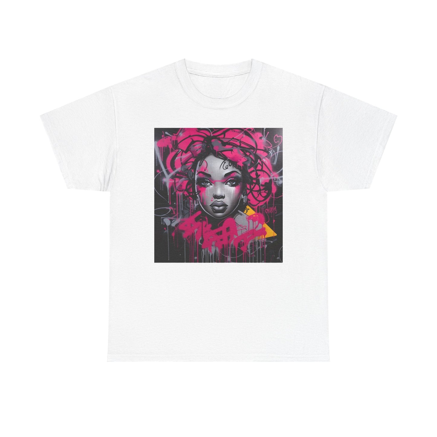 Graffiti Art Unisex Heavy Cotton Tee - Street Style T-Shirt