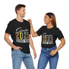 Senior 2025 Band Mom Unisex Jersey T-Shirt