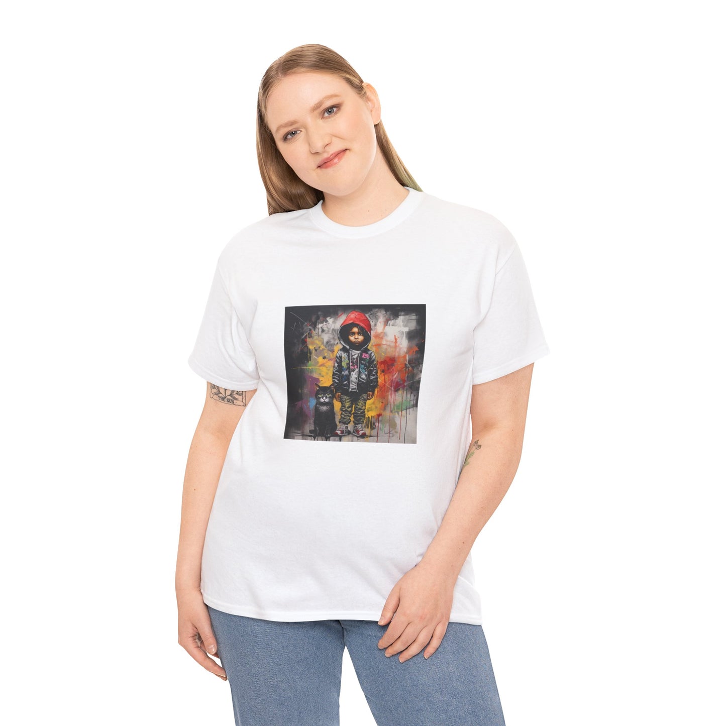 Vibrant Cultural Art Unisex Heavy Cotton Tee