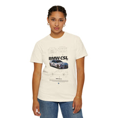 BMW CSL Unisex Garment-Dyed T-Shirt | Car Enthusiast Apparel