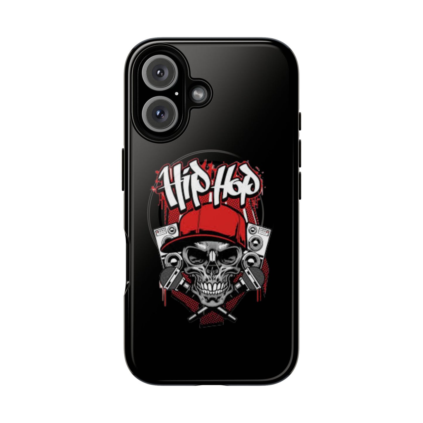 Hip Hop Skull Tough Magnetic Phone Case - Durable Protection with Stylish Design