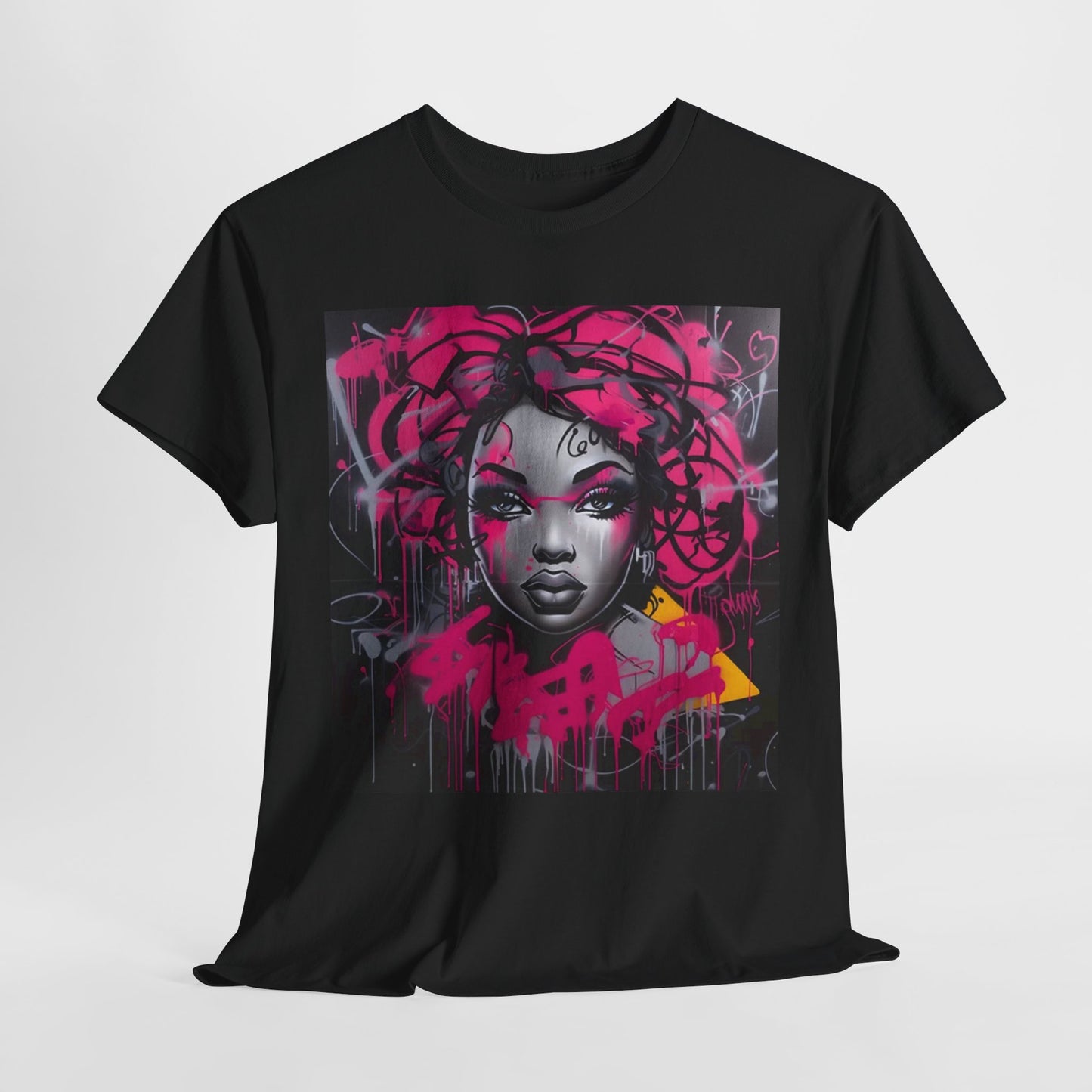 Graffiti Art Unisex Heavy Cotton Tee - Street Style T-Shirt