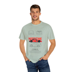 Classic Porsche Graphic Unisex T-shirt - Perfect for Car Enthusiasts