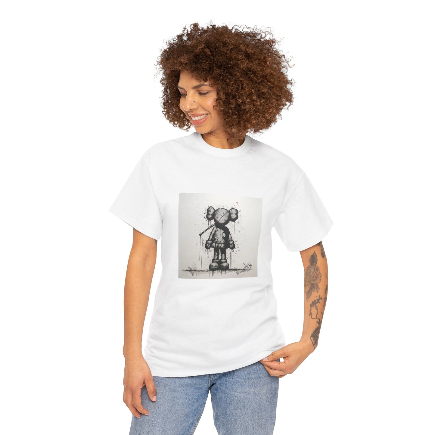 Artistic Unisex Heavy Cotton Tee | Unique Design for Creative Souls