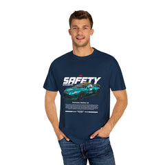 Unisex Garment-Dyed T-shirt - Formula 1 Safety Car Graphic Tee