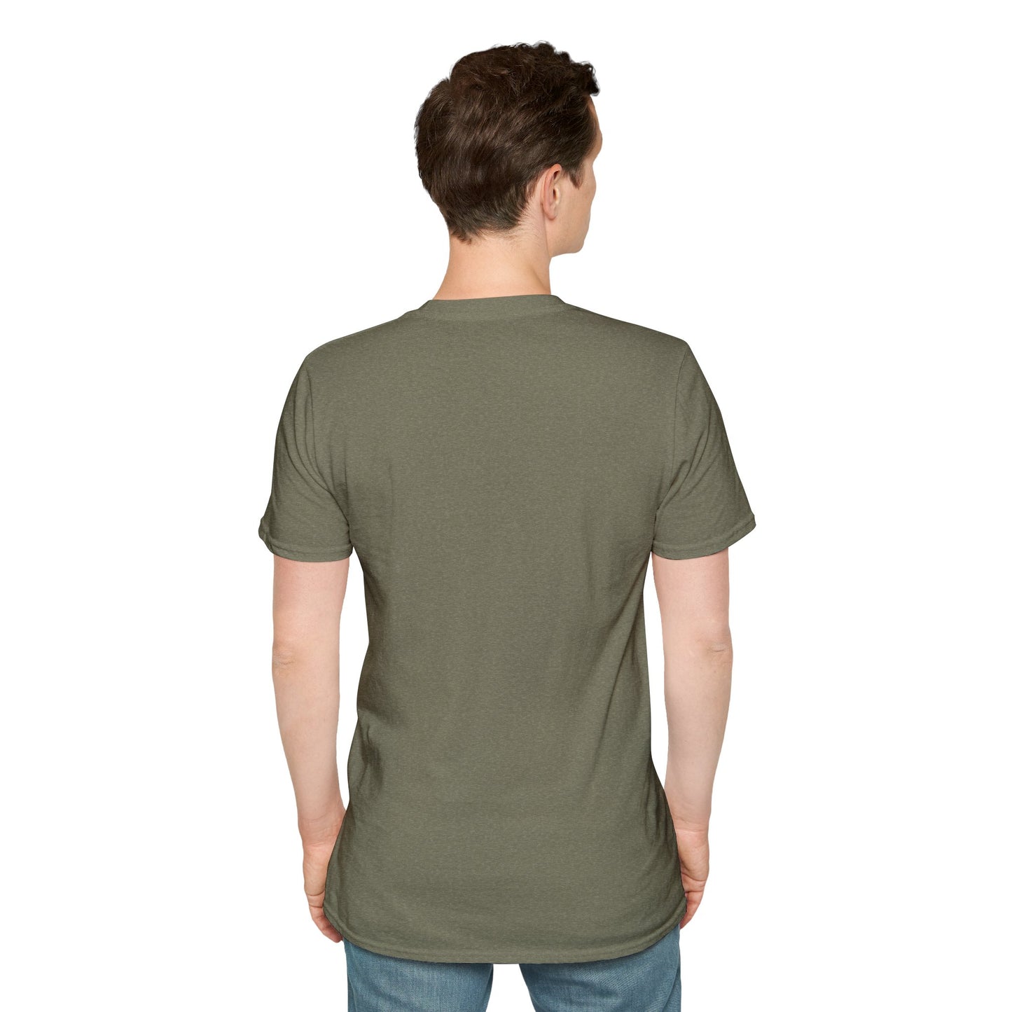 Zen-Inspired Unisex Softstyle T-Shirt with Scenic Landscape Design