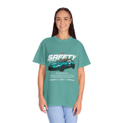 Unisex Garment-Dyed T-shirt - Formula 1 Safety Car Graphic Tee