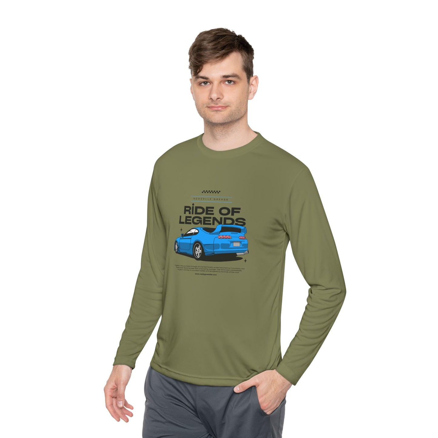 Ride of Legends Unisex Long Sleeve Tee - Dream Motif & Automotive Style