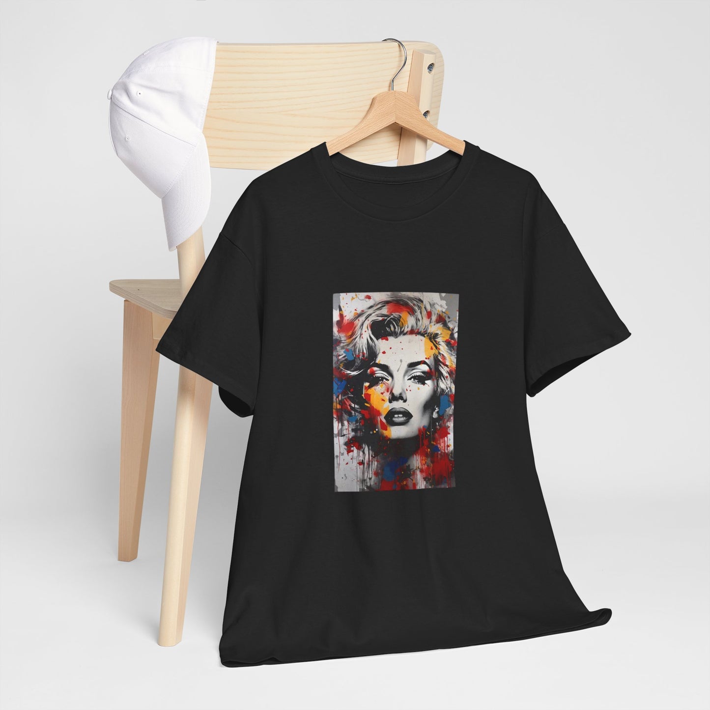 Artistic Marilyn Monroe Unisex Heavy Cotton Tee