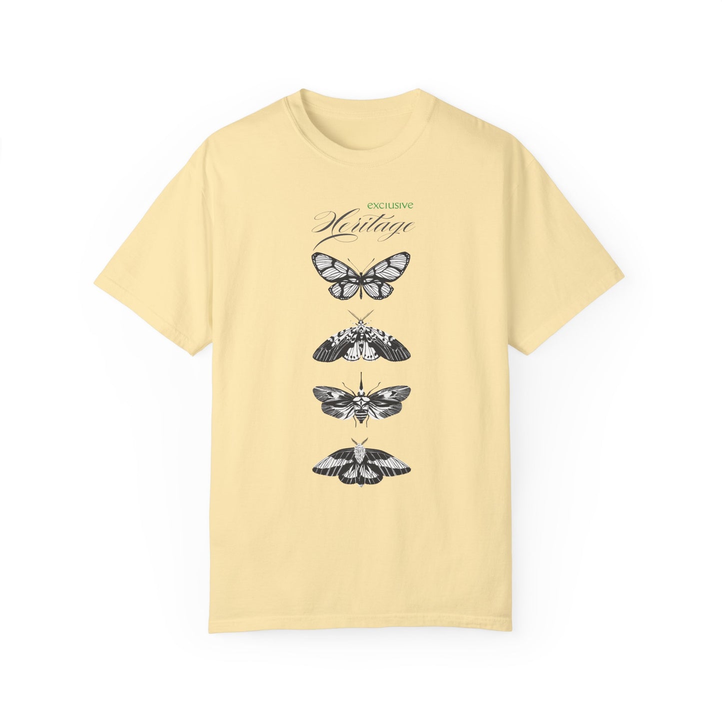 Heritage Butterfly Unisex Garment-Dyed T-shirt