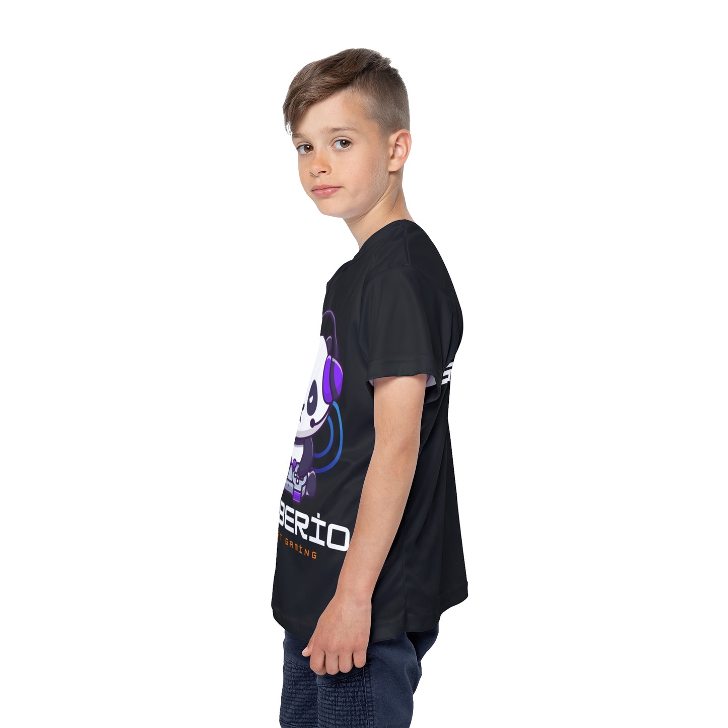 Kids Gaming Jersey with Panda Design | Perfect for Young Esports Fans