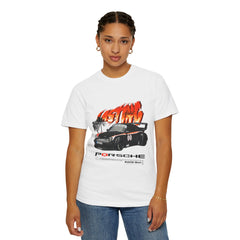 Retro Racing Unisex Garment-Dyed T-Shirt | Perfect for Car Enthusiasts