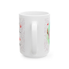 Friendship Ceramic Mug - 'Sin las Amigas no tengo Look' Design - Perfect Gift for Best Friends