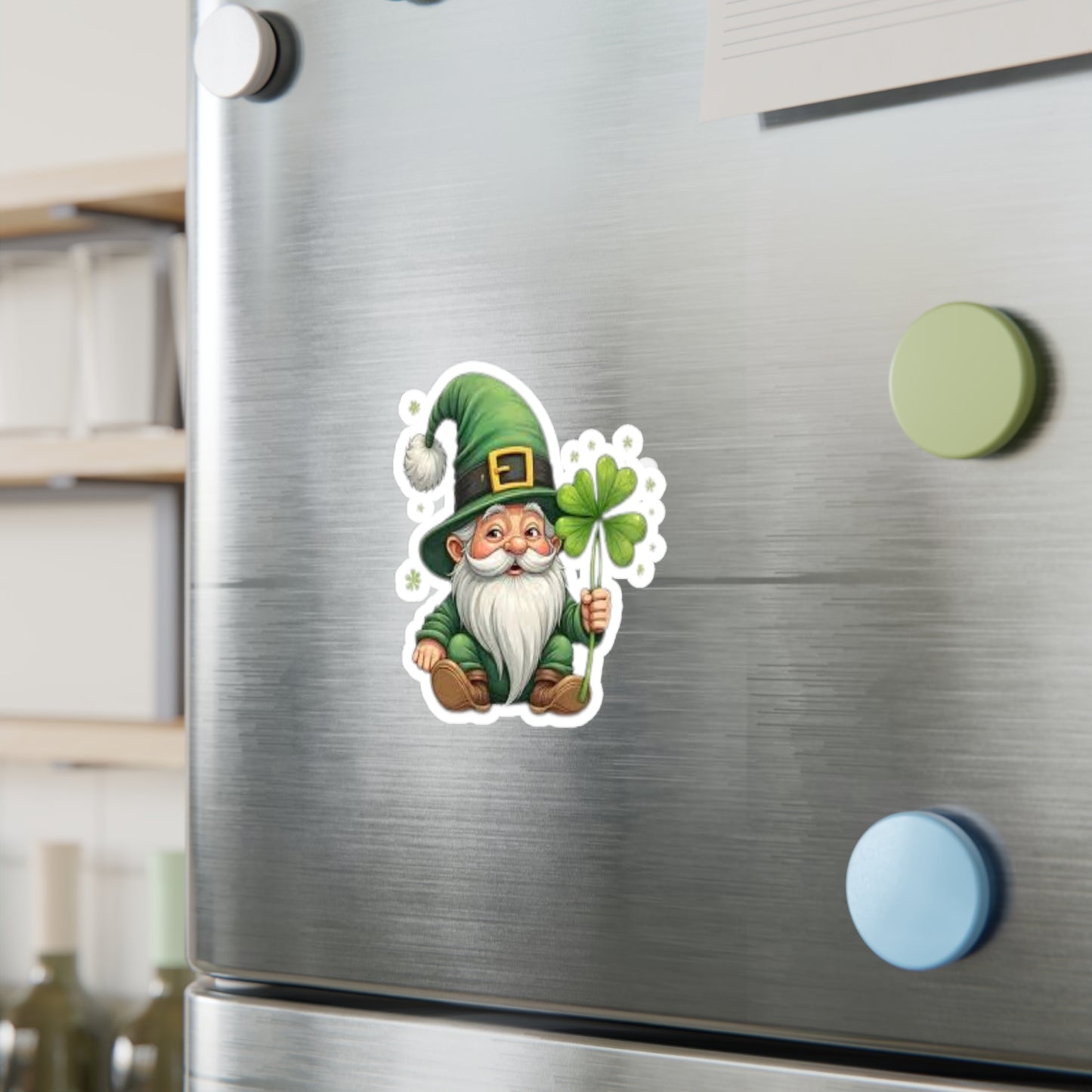 Lucky Leprechaun Kiss-Cut Vinyl Decals for St. Patrick's Day