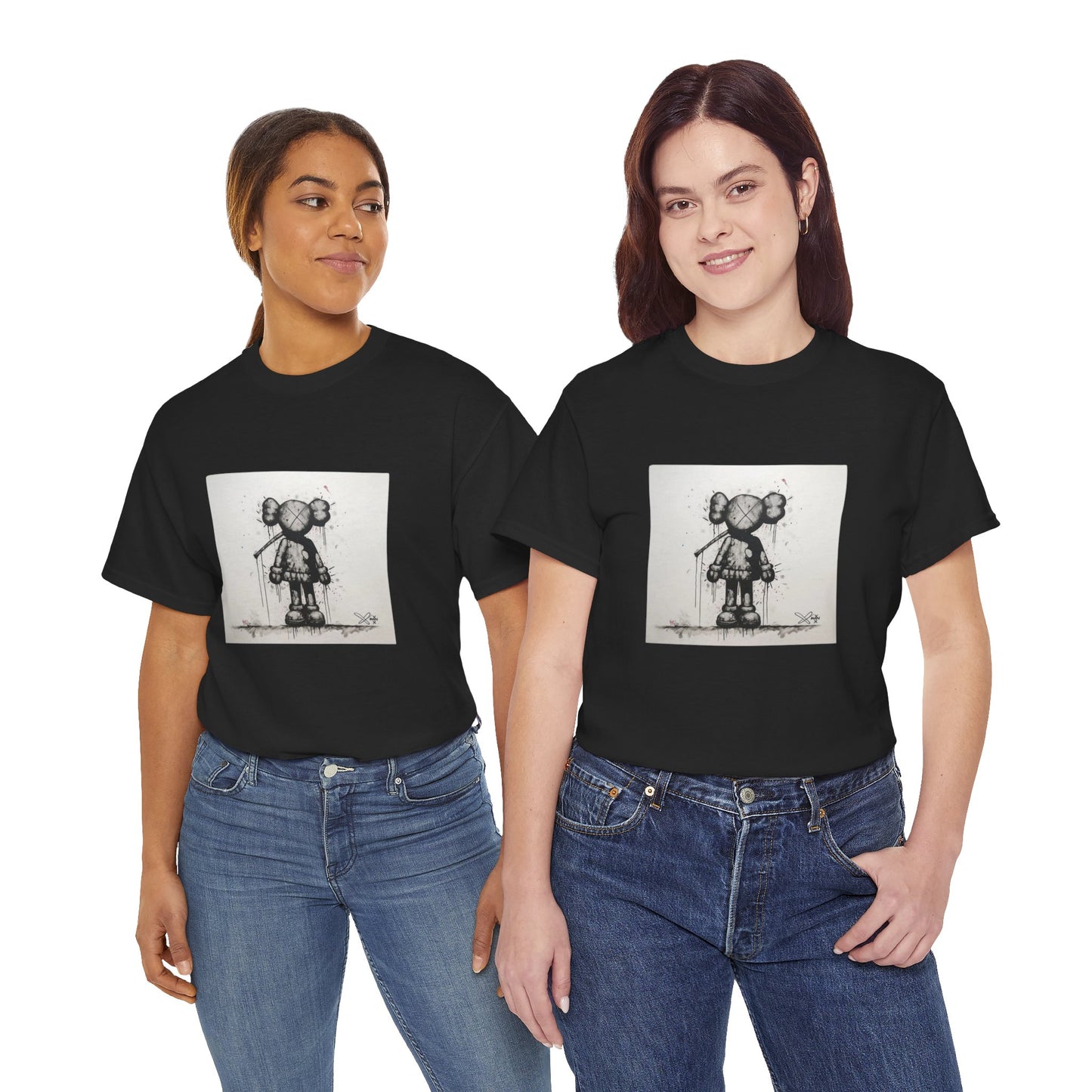 Artistic Unisex Heavy Cotton Tee | Unique Design for Creative Souls