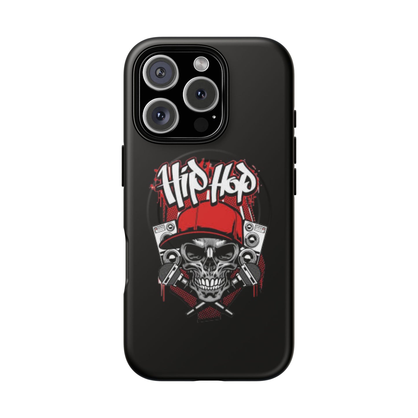 Hip Hop Skull Tough Magnetic Phone Case - Durable Protection with Stylish Design