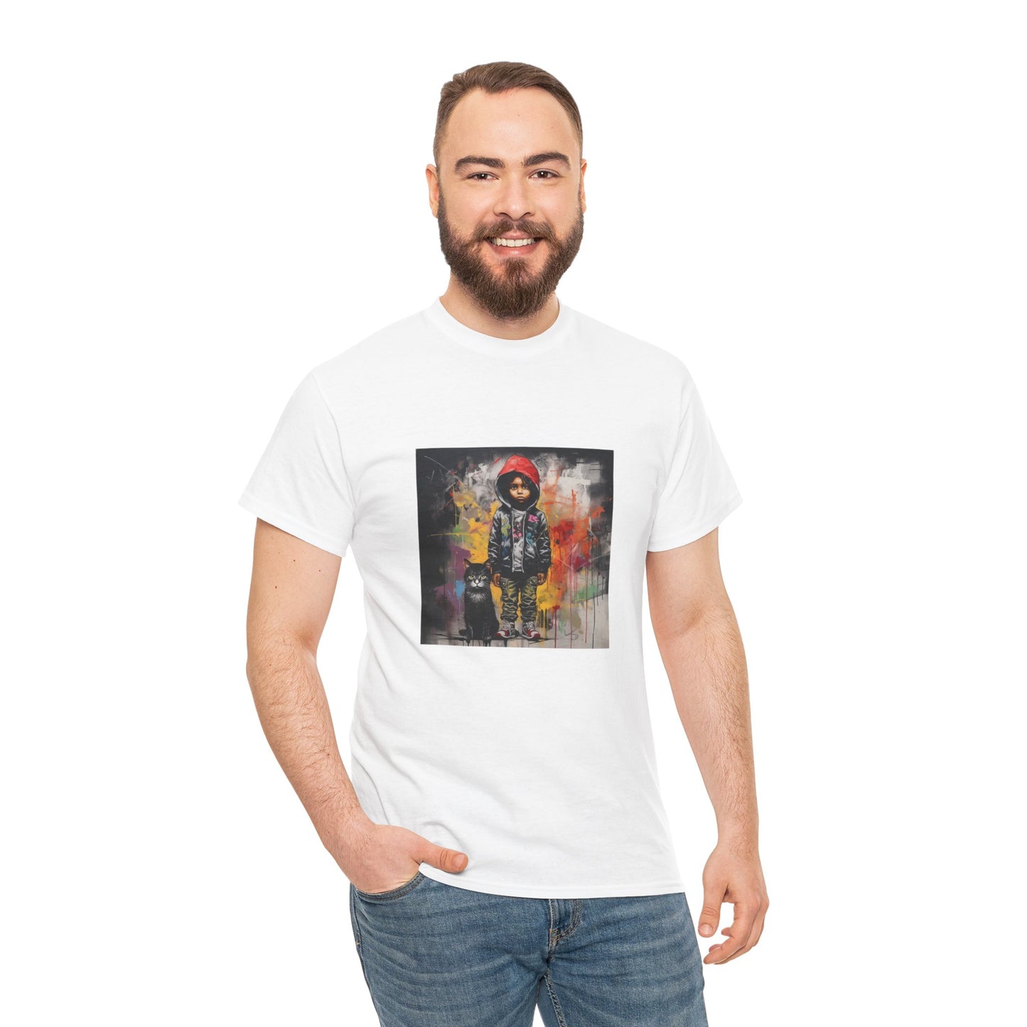 Vibrant Cultural Art Unisex Heavy Cotton Tee