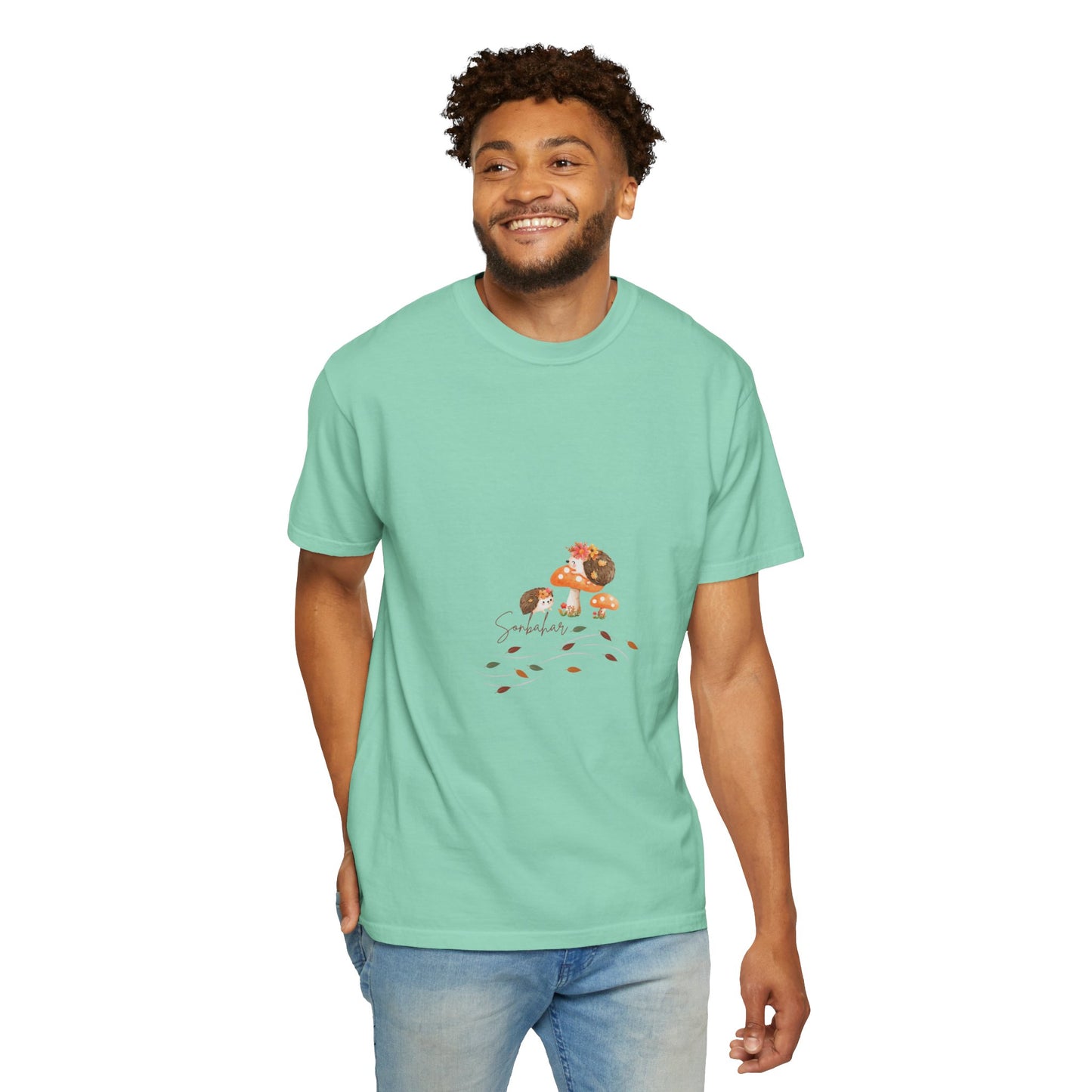 Autumn Mushroom Unisex T-Shirt - Cute Fall Graphic Tee