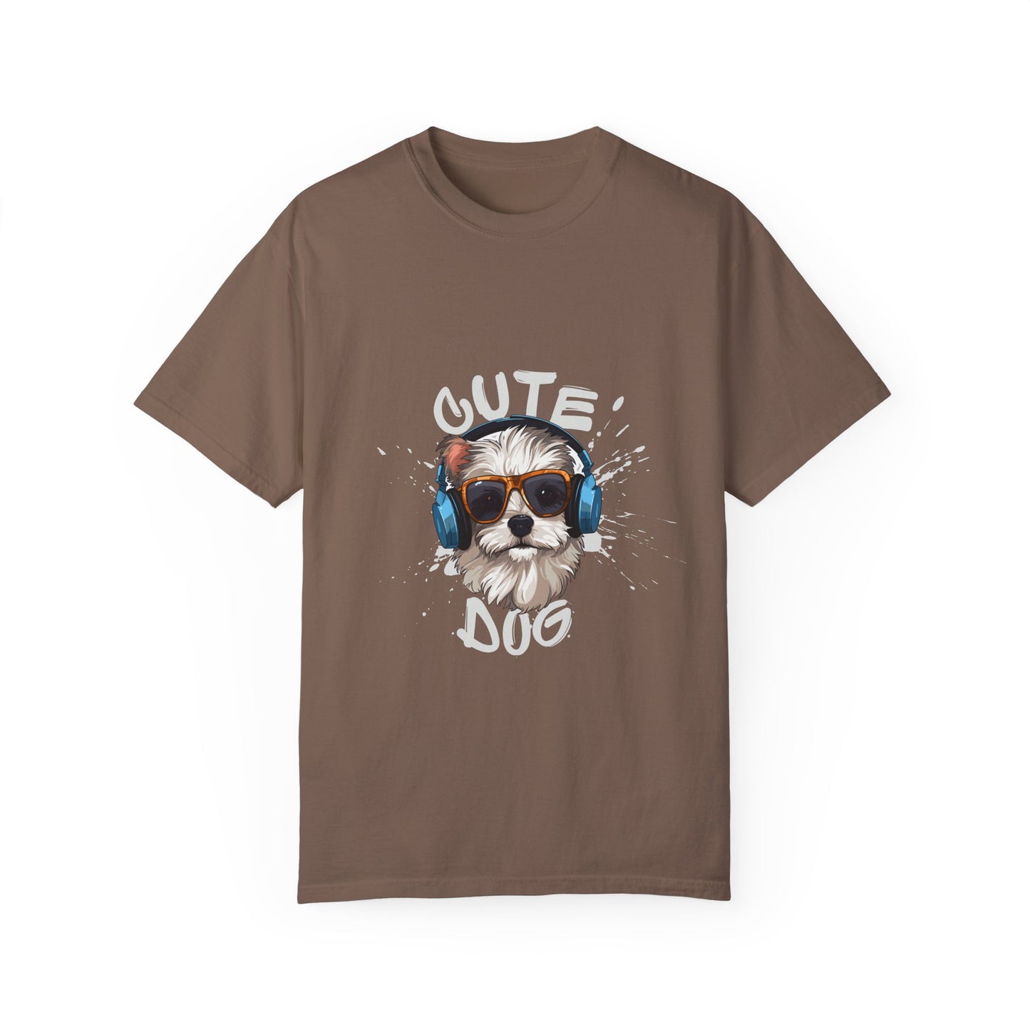 Cute Dog Unisex Garment-Dyed T-Shirt - Perfect for Pet Lovers