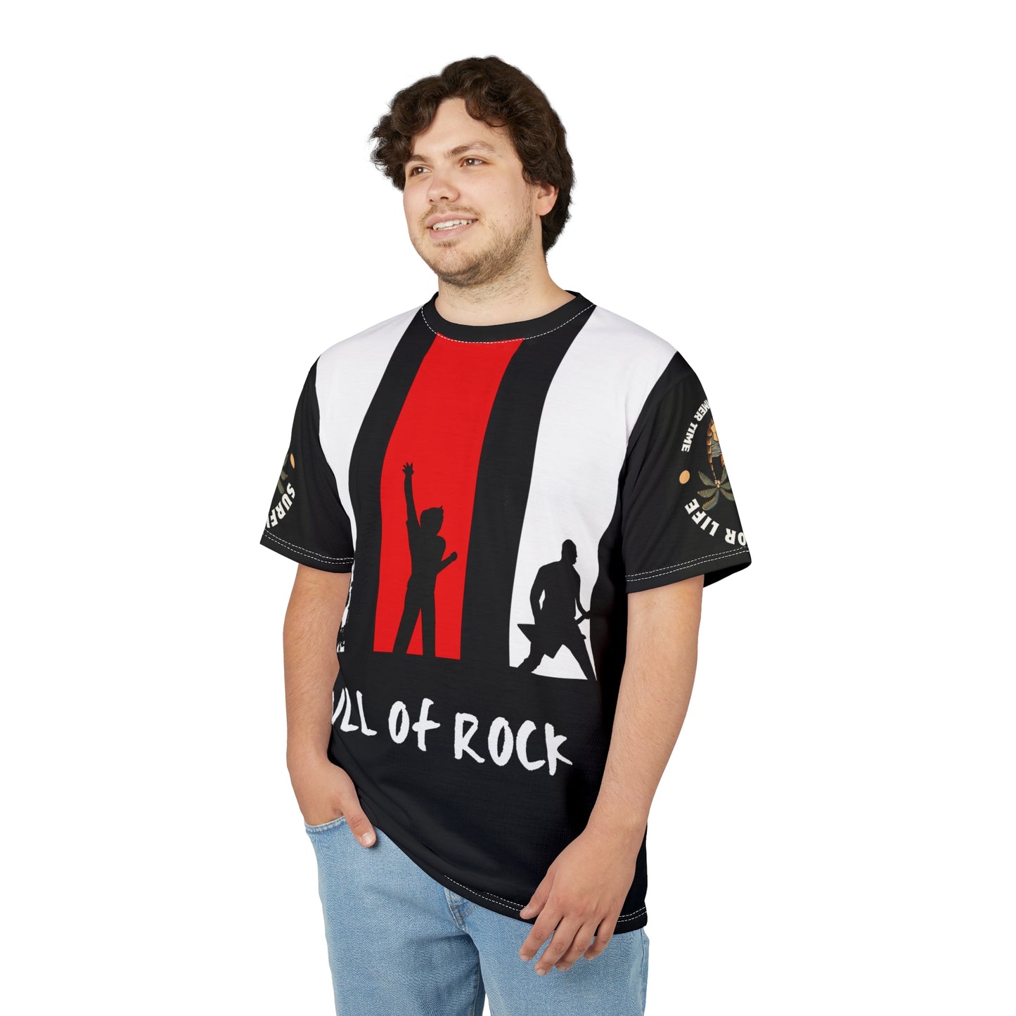 Full of Rock Unisex Cut & Sew Tee - Perfect for Music Lovers and Concert Goers