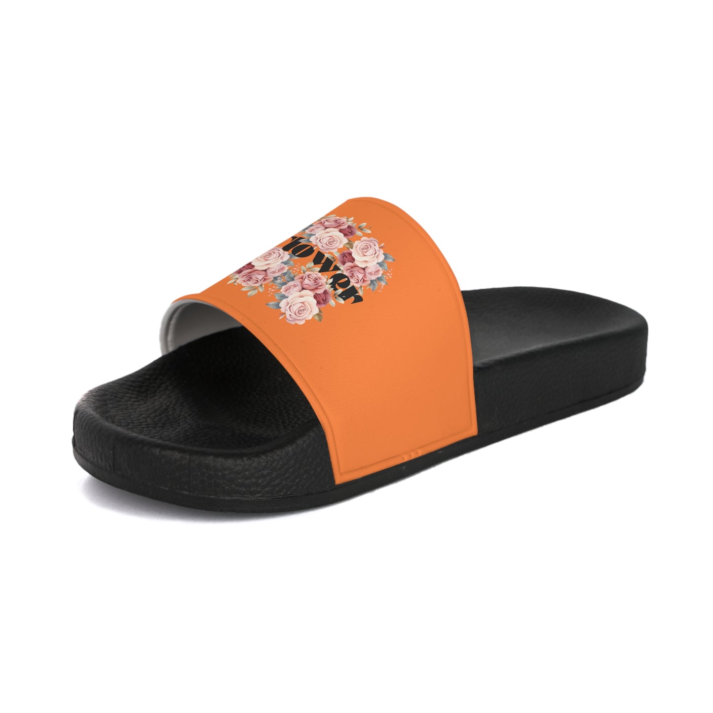 Floral 'Power' Women's Slide Sandals – Stylish Summer Footwear