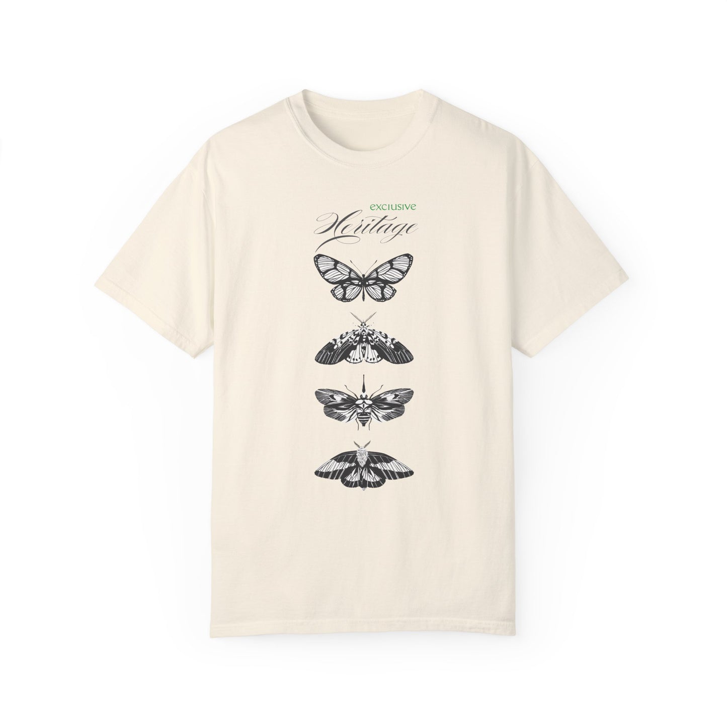 Heritage Butterfly Unisex Garment-Dyed T-shirt