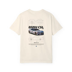 BMW CSL Unisex Garment-Dyed T-Shirt | Car Enthusiast Apparel