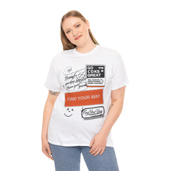 Find Your Way Unisex Heavy Cotton Tee - Motivational Graphic T-Shirt