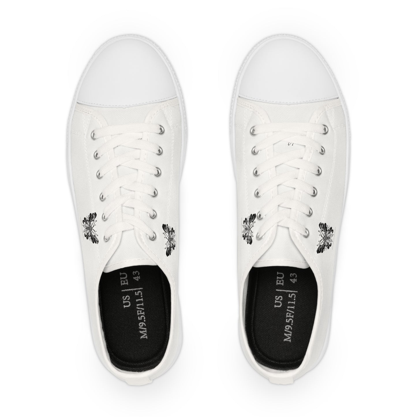 Stylish Butterfly Men's Low Top Sneakers for Everyday Wear