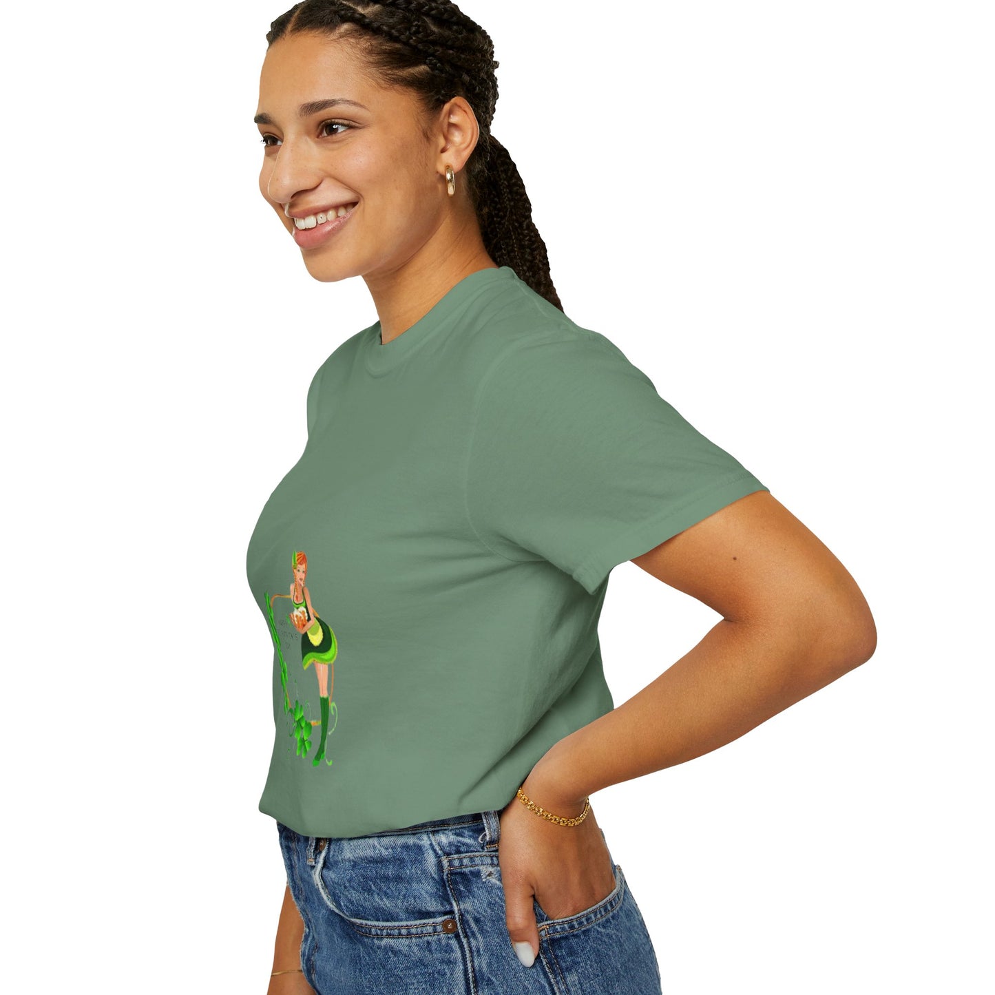 Cute St. Patrick's Day Unisex T-Shirt with Green Design