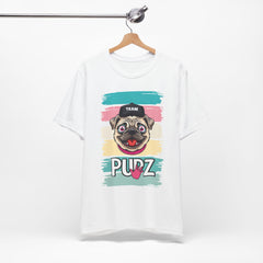 Funny Pug Team Tee - Unisex Short Sleeve Jersey T-Shirt