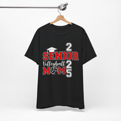 Senior Volleyball Mom 2025 Unisex Tee