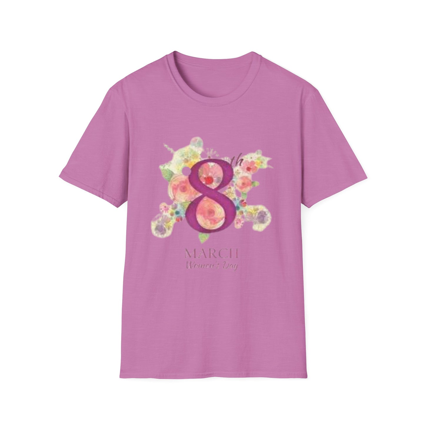 Women’s Day Floral T-Shirt - Celebrate 8th March with Style