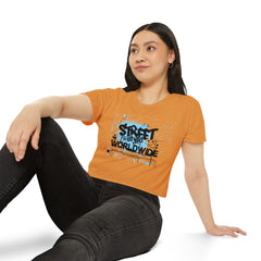 Women&#039;s Graffiti Festival Crop Top - Street Style Worldwide