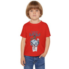 Super Mom Toddler T-Shirt - Cute & Comfy Heavy Cotton Tee for Little Ones