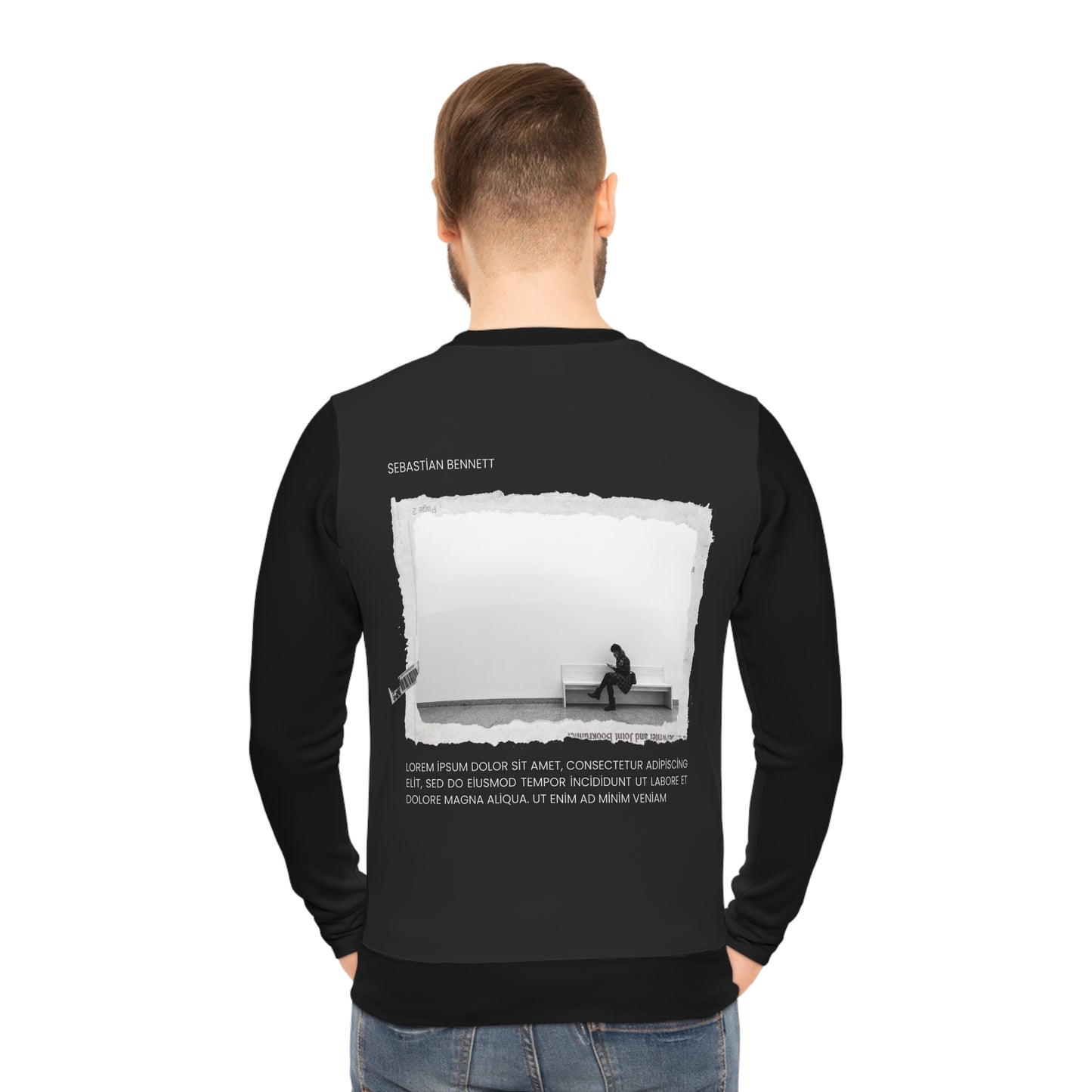 Rock N Roll Lightweight Sweatshirt - Live in the Moment - Perfect Gift for Music Lovers