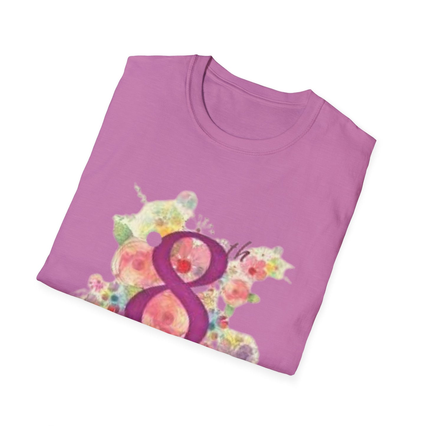 Women’s Day Floral T-Shirt - Celebrate 8th March with Style