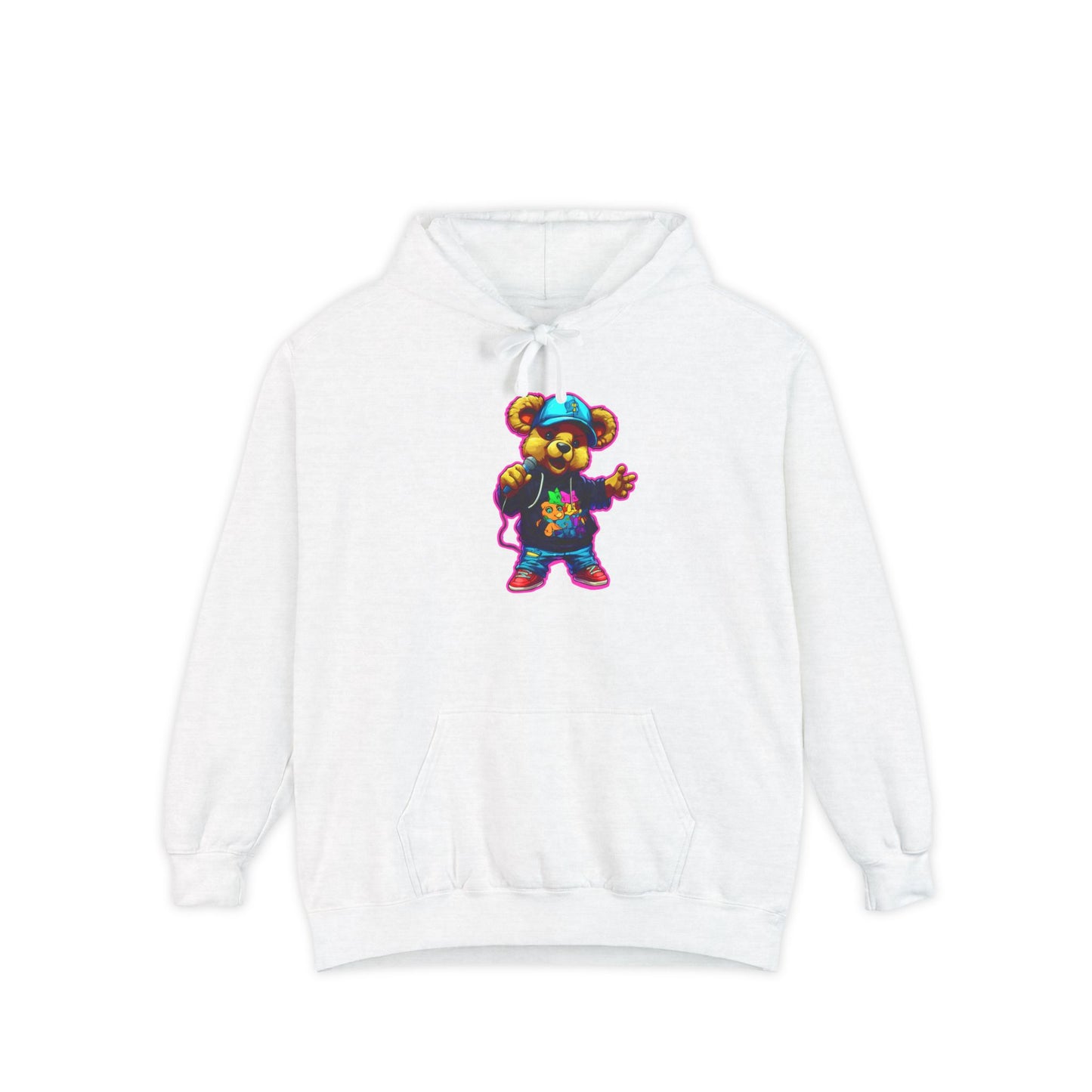 Colorful Bear Graphic Unisex Hoodie - Streetwear Style