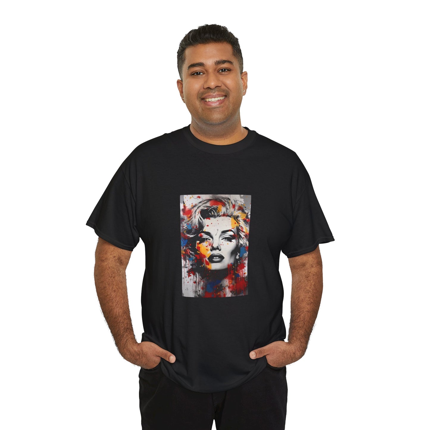 Artistic Marilyn Monroe Unisex Heavy Cotton Tee