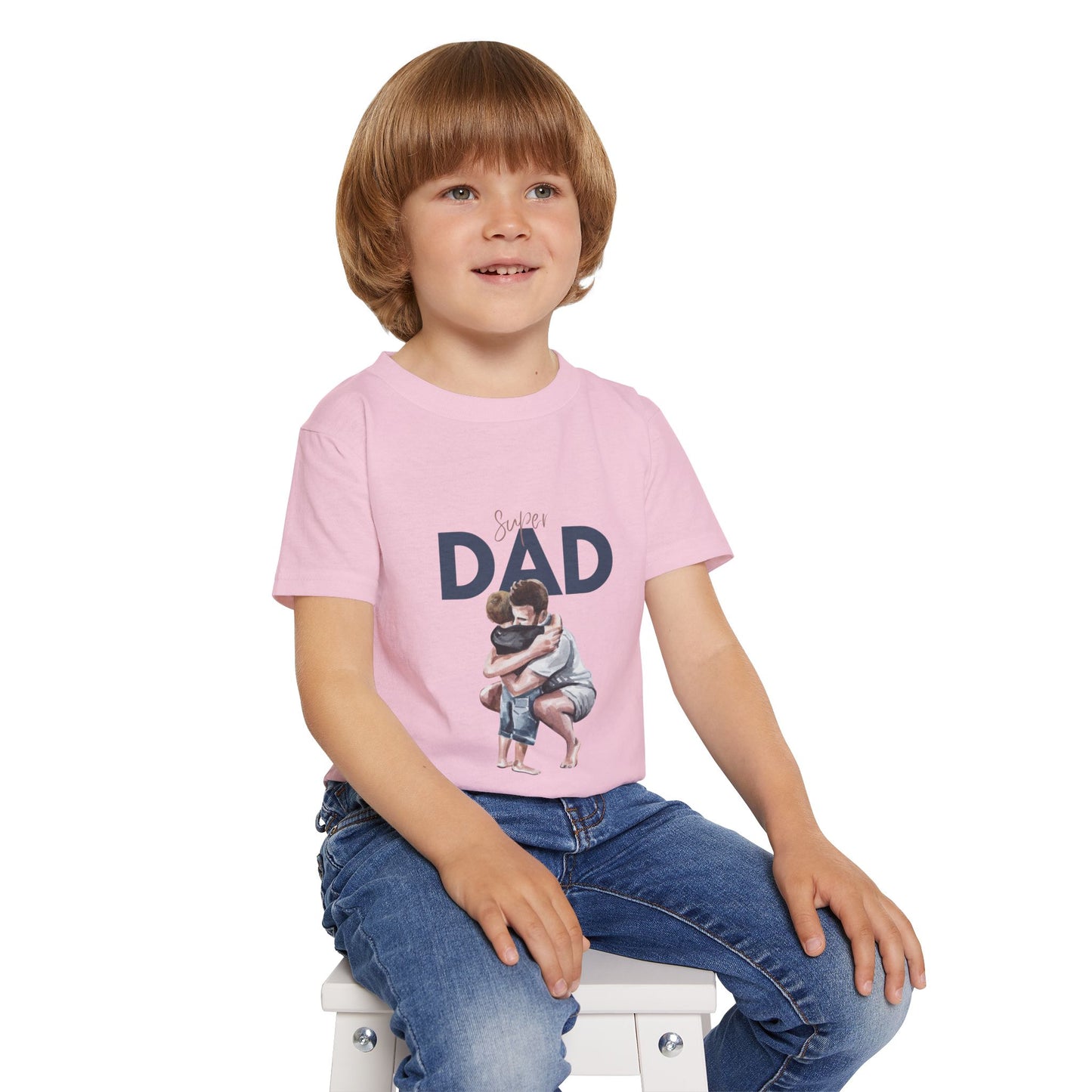 Super Dad Toddler T-Shirt - Adorable Gift for Father's Day & Everyday Love