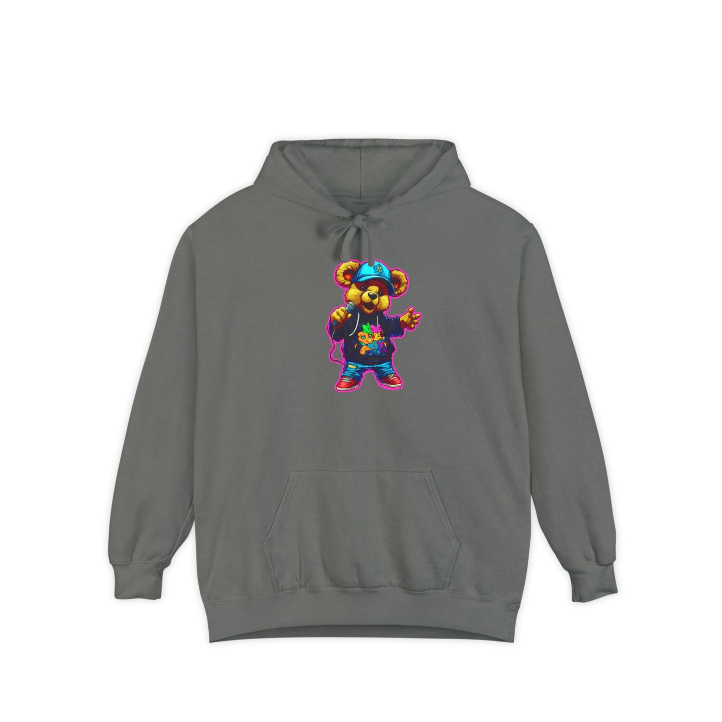 Colorful Bear Graphic Unisex Hoodie - Streetwear Style