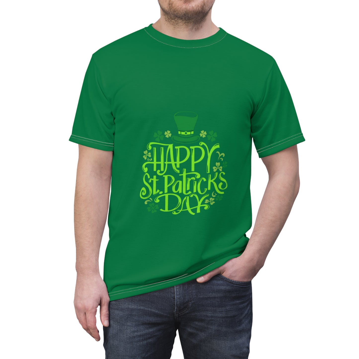 St. Patrick's Day Unisex Cut & Sew Tee - Celebrate in Style!