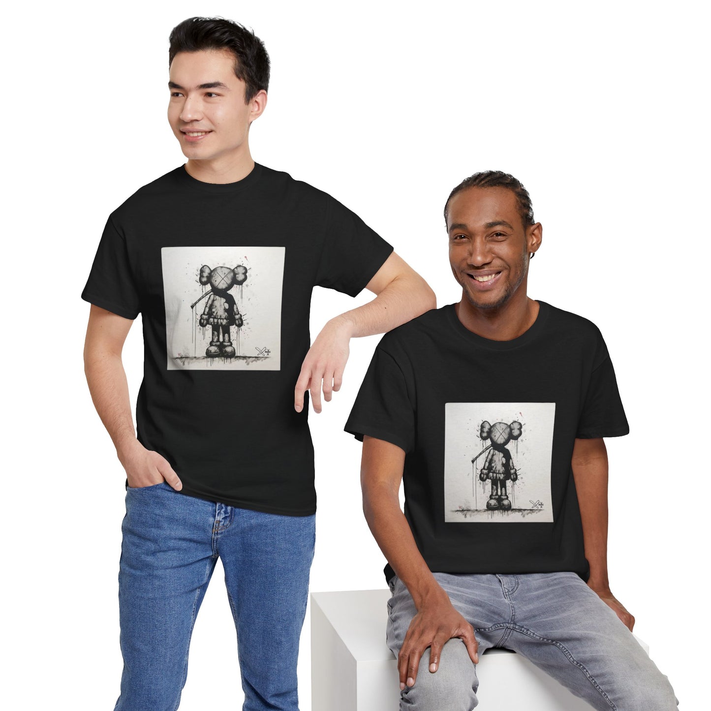 Artistic Unisex Heavy Cotton Tee | Unique Design for Creative Souls