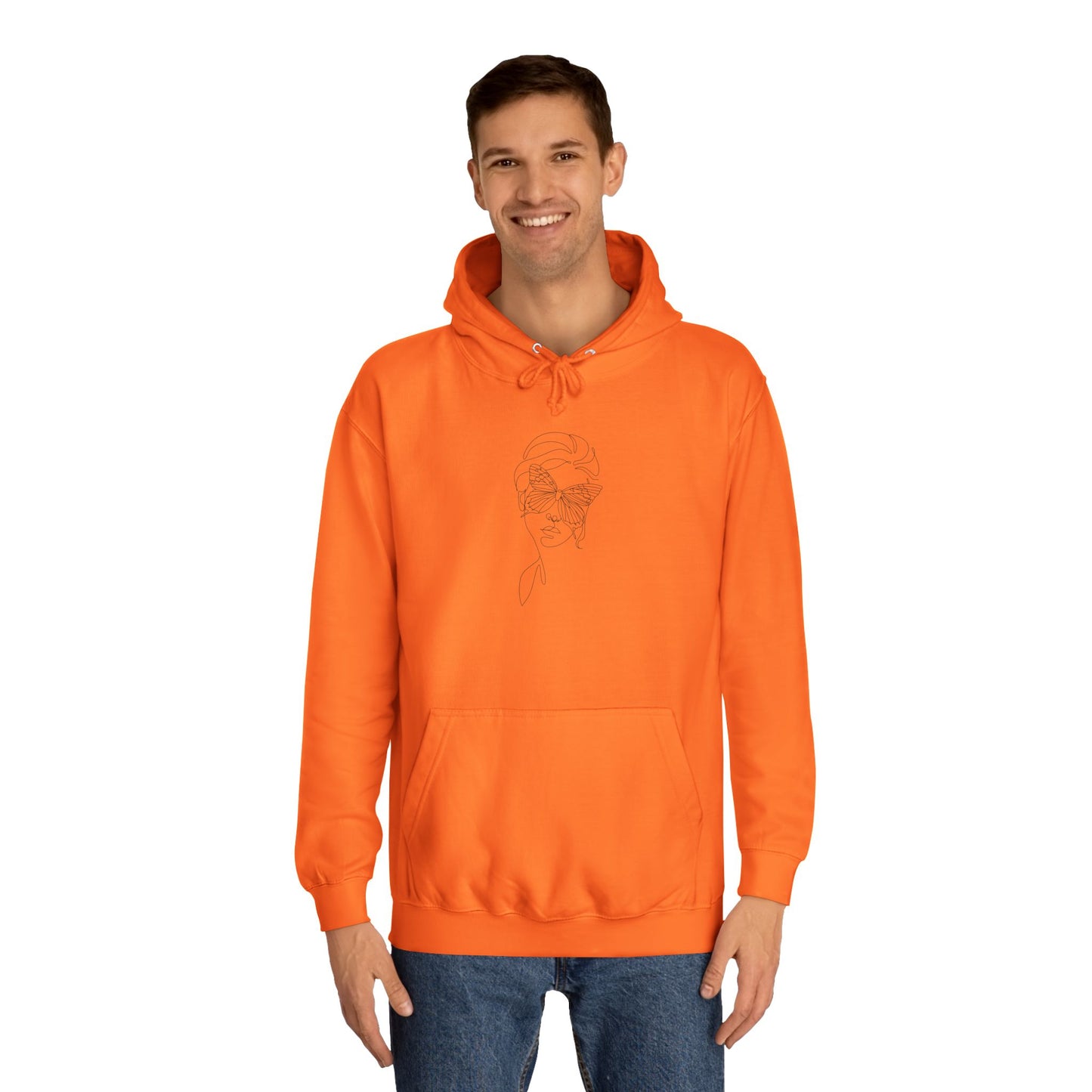 Stylish Unisex College Hoodie with Minimalist Design