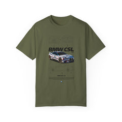 BMW CSL Unisex Garment-Dyed T-Shirt | Car Enthusiast Apparel