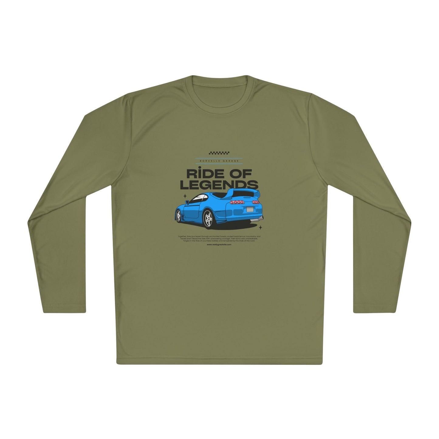 Ride of Legends Unisex Long Sleeve Tee - Dream Motif & Automotive Style