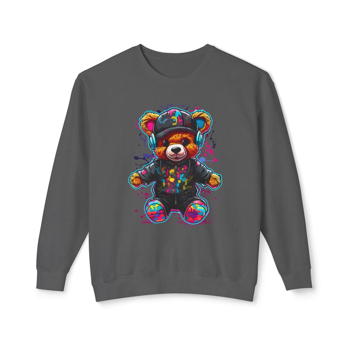 Colorful Bear Graphic Unisex Sweatshirt - Perfect for Casual Comfort