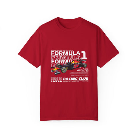 Formula 1 Racing Club Unisex T-Shirt - Garment-Dyed Vintage Feel